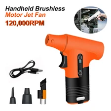 120000RPM Brushless Motor Turbo Blower Mini  Fan Handheld Rechargeable