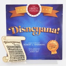 Disneyana Fan Club Theme Song Pin Sealed CD Robert J. Sherman DFC Lot of 2 NEW