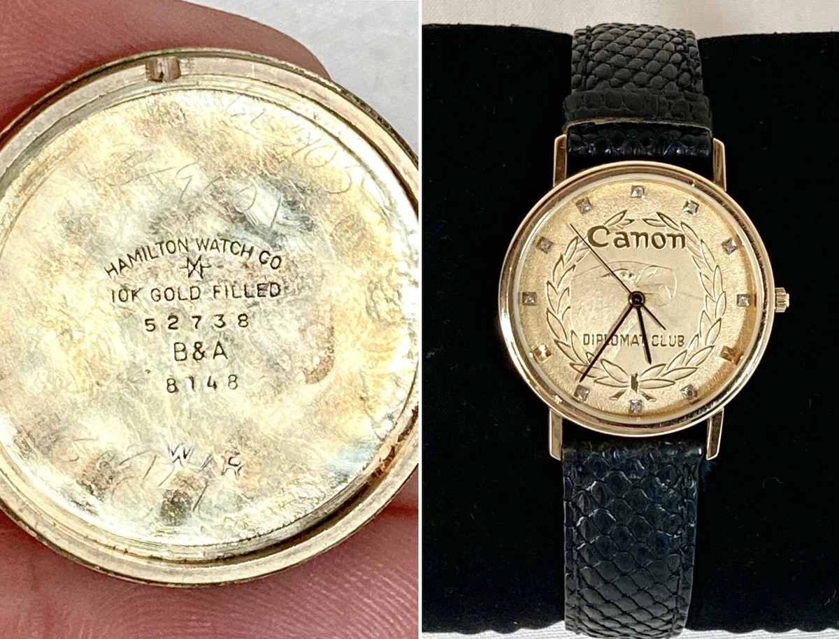 Hamilton masterpiece 10k gold filled cheap