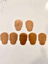 Beaducation Copper Skull Blank 7 43mm 1.69" x 30mm 1.18" , 18 24 Gauge NEW