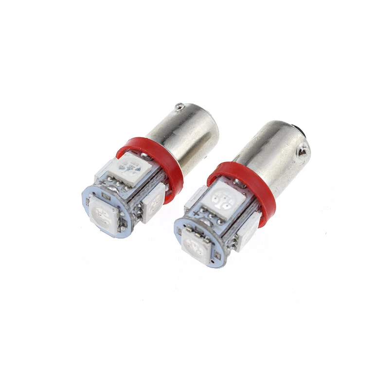10 piezas rojo 12V LED panel de instrumentos tablero BA9S 1815 bombilla para Dodge Jeep Foto 3 de 4