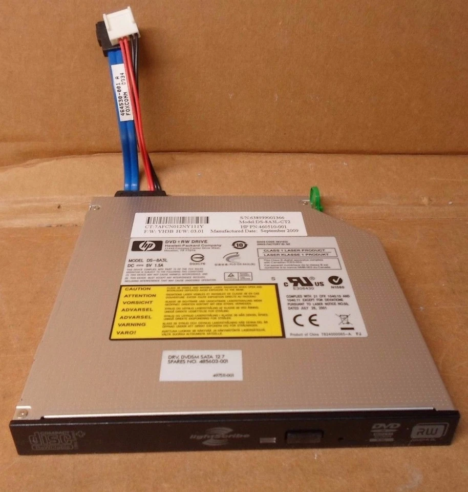 Unidad SATA grabadora DVD-RW HP DC7900 8000 8100 8200 8300 USDT + cable Sata  Foto 3 de 4