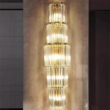 Modern Crystal Wall Lamp Sconce Light for Bedroom Living Room Kitchen Hallway