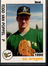 B6001- 1990 Southern Oregon A's Best Card #s 1-30 -You Pick- 15+ FREE US SHIP