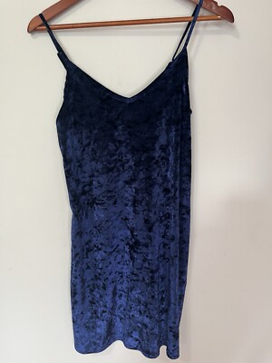 hollister blue velvet dress Gina Off shoulder Chiffon Bridesmaid Dress main image 0