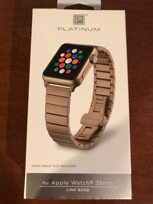 platinum apple watch band