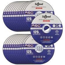 Selead Trennscheiben Ø125mm x 1mm 50 Stück INOX Edelstahl Metall Flexscheiben DE