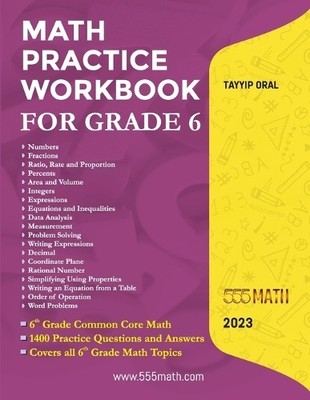 Tayyip Oral Math Practice Workbook For Grade 6 (Taschenbuch)