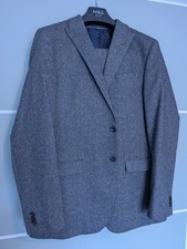 Men’s Marks & Spencer Luxury Charcoal Grey Suit 44S / W36 x 31” Pure Wool