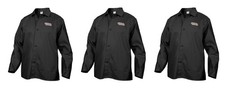 THREE 3 - Lincoln Electric Welding Jacket - size Large - Black - KH808L