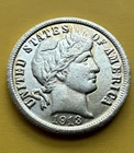 1913-S 10C Barber Dime Silver Coin +++++