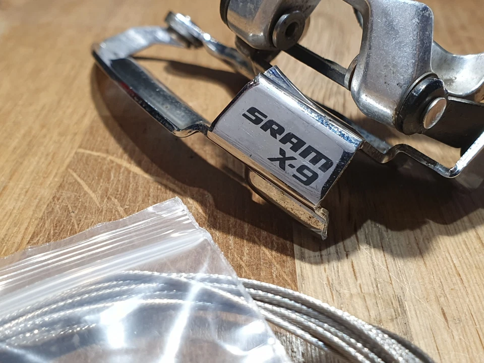 SRAM X9 Triple Bottom Pull Front Derailleur 32mm Clamp On - Image 2 of 4