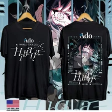 ADO-Hibana World Tour 2025-Merch Womens Shirts Short Sleeve Tops Round