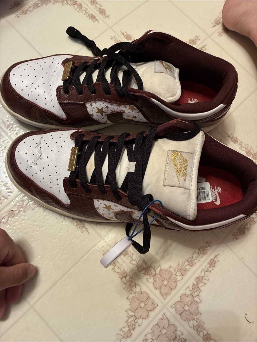 靴 Supreme Brown Leather Sneakers Supreme Brown Leather Sneakers
