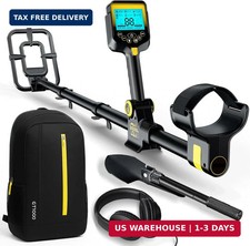 Metal Detector for Adults Waterproof - 2000mAh Chargeable Professional Cordless