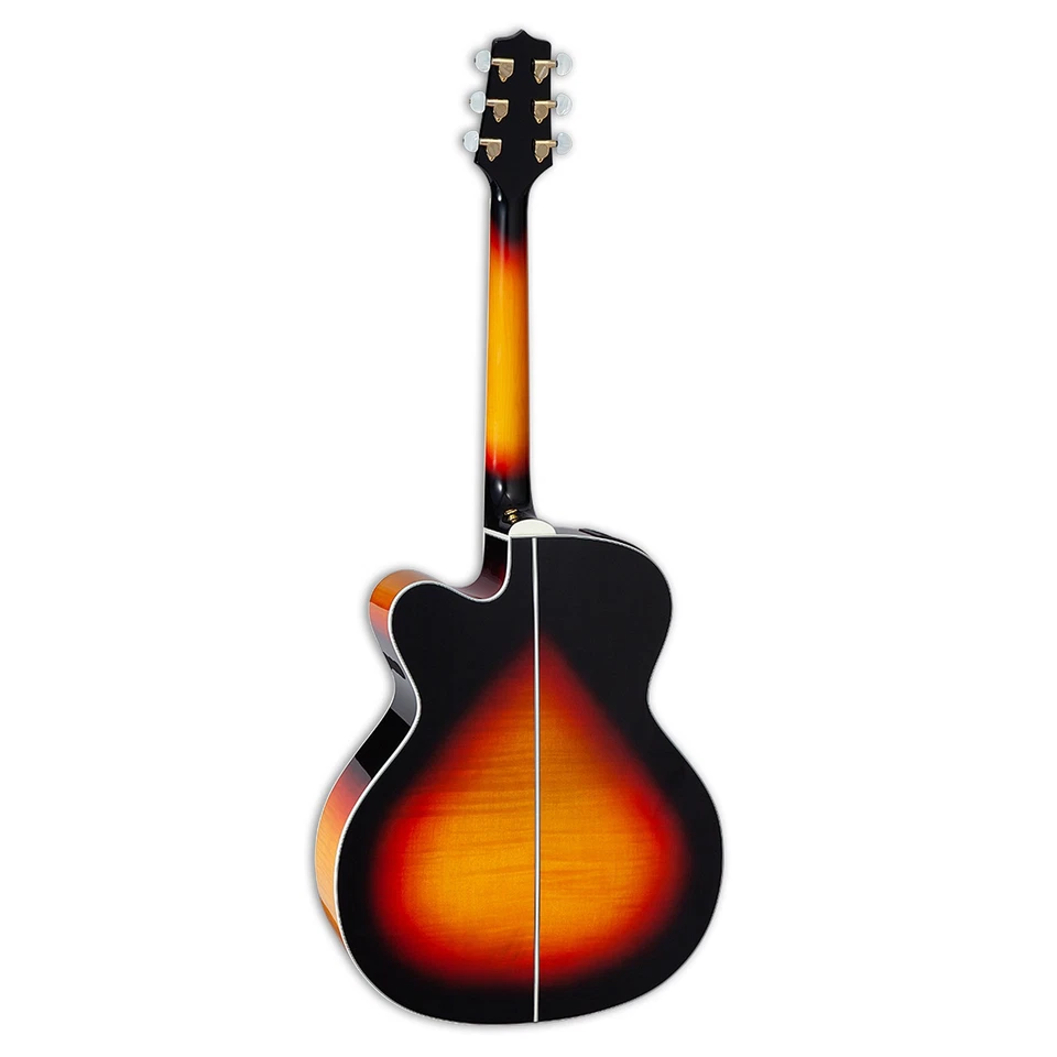 Guitarra Eléctrica Acústica Takamine GJ72CE-BSB Jumbo Cutaway, Marrón Brillante Sunburst Foto 3 de 4