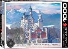 EuroGraphics Neuschwanstein Castle in Winter 1000-Piece Puzzle