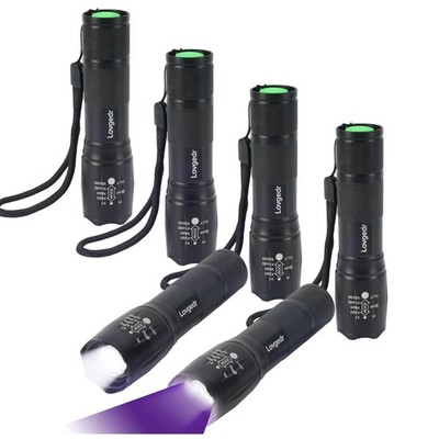 6 Pack 2-in-1 UV Flashlight & White Light, High Lumens Mini Flashlight, Porta...