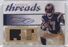 2008 SP Rookie Threads Position 22/25 Donnie Avery #RT-DA Auto 15ee