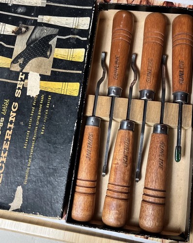 Vintage GUNLINE Tools Checkering Set, C-55 Series Camp Perry 18