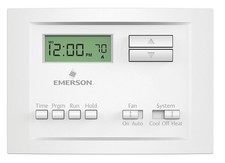 Emerson P150 Single Stage 5-2 Day Programmable Thermostat No Size, 4 