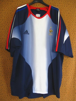 Maillot Equipe de France 2004 Vintage Adidas Jersey Entrainement - 8 / XL - Photo 1/4