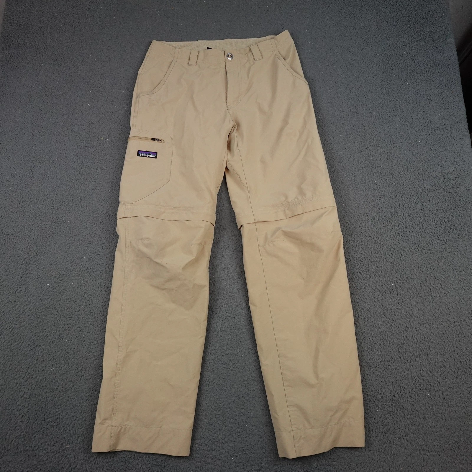 Patagonia Rock Guide Zip Off Pants Mens 30x31 Beige Hiking Convertible
Opens in a new window or tab