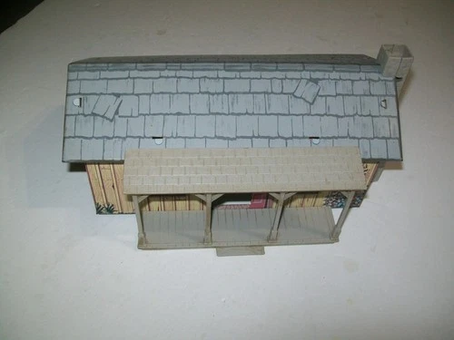 VINTAGE  1950' S  MARX  JOHNNY  RINGO  TIN  LITHO  WESTERN  RANCH  HOUSE