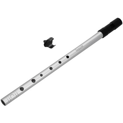 Irische Pfeife Tin Whistle 6-Loch Aluminium Anfänger C Silber