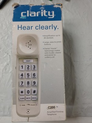 Clarity Hear Clearly Model C200 Phone NEW with Open Box