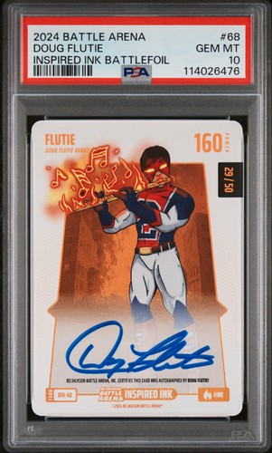 2024 Bo Jackson Battle Arena Doug Flutie #68 Auto 29/50 PSA 10