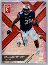 Kamryn Pettway #128, Rookie, Draft Picks, Auburn Tigers, 2018 Panini Elite