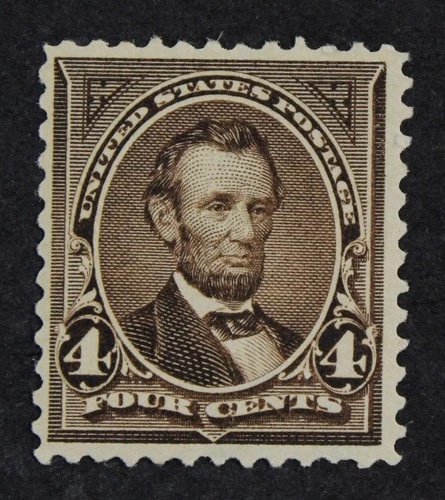 CKStamps: US Stamps Collection Scott#269 4c Lincoln Mint LH OG