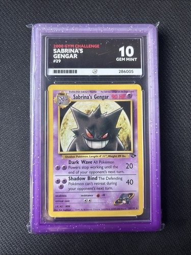 Sabrina's Gengar (Unlimited) graded ACE 10 for sale on eBay