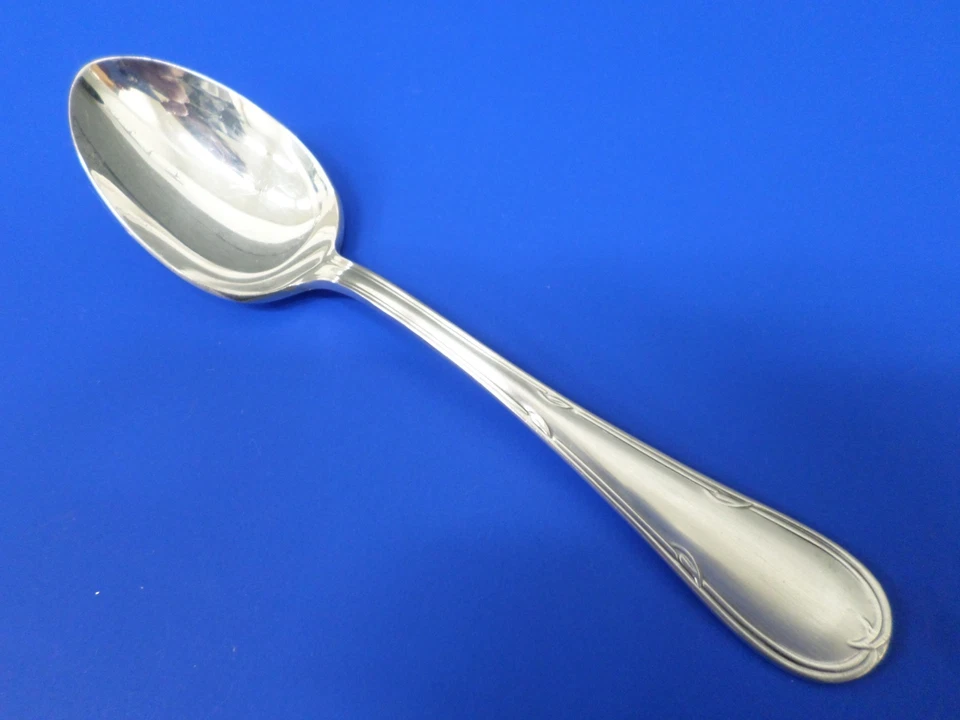 6 CUCHARAS SOPERAS SORI YANAGI marcianas chapadas en plata 18-8 de acero inoxidable Japón S8Y2 Foto 4 de 4