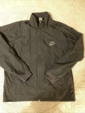 Nike Sportswear Jacket Mens XL Black Full Zip Windbreaker 274009-010 EUC 1246