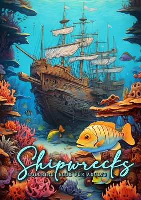 Monsoon Publishing | Shipwrecks Coloring Book for Adults | Taschenbuch (2023)
