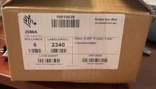 Zebra 2 x 1 in Direct Thermal Paper Labels Z-Perform 2000D, 6 Rolls, 10010028