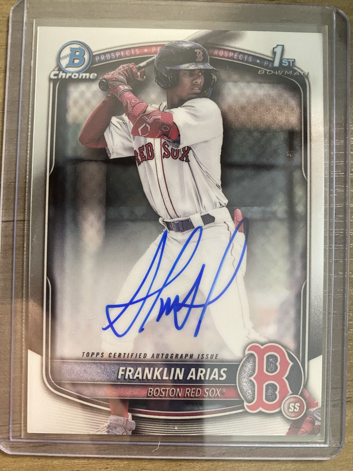 Franklin Arias 2025 Bowman #CPA-FA Chrome Prospect Auto (1st 