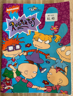 VTG '97 Nickelodeon Rugrats Paint with Water Book
