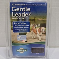 PetSafe Gentle Leader Headcollar No-Pull Dog Size Small Up To 25 Lb Black NIP