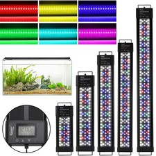 hygger LCD Aquarium LED Light 18 24 30 36 48" Freshwater Planted 6500K DIY Mode