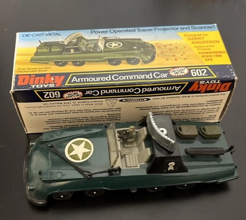 Dinky 602 Armoured Command Car In Original Box - 1975 Meccano Ltd