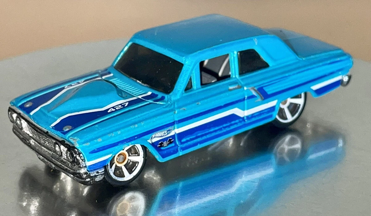 Hot Wheels Ford Thunderbolt 2001 Teal Blue Mattel Loose