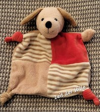 STERNTALER Schmusetuch Hund HANNO braun weiß gestreift groß 