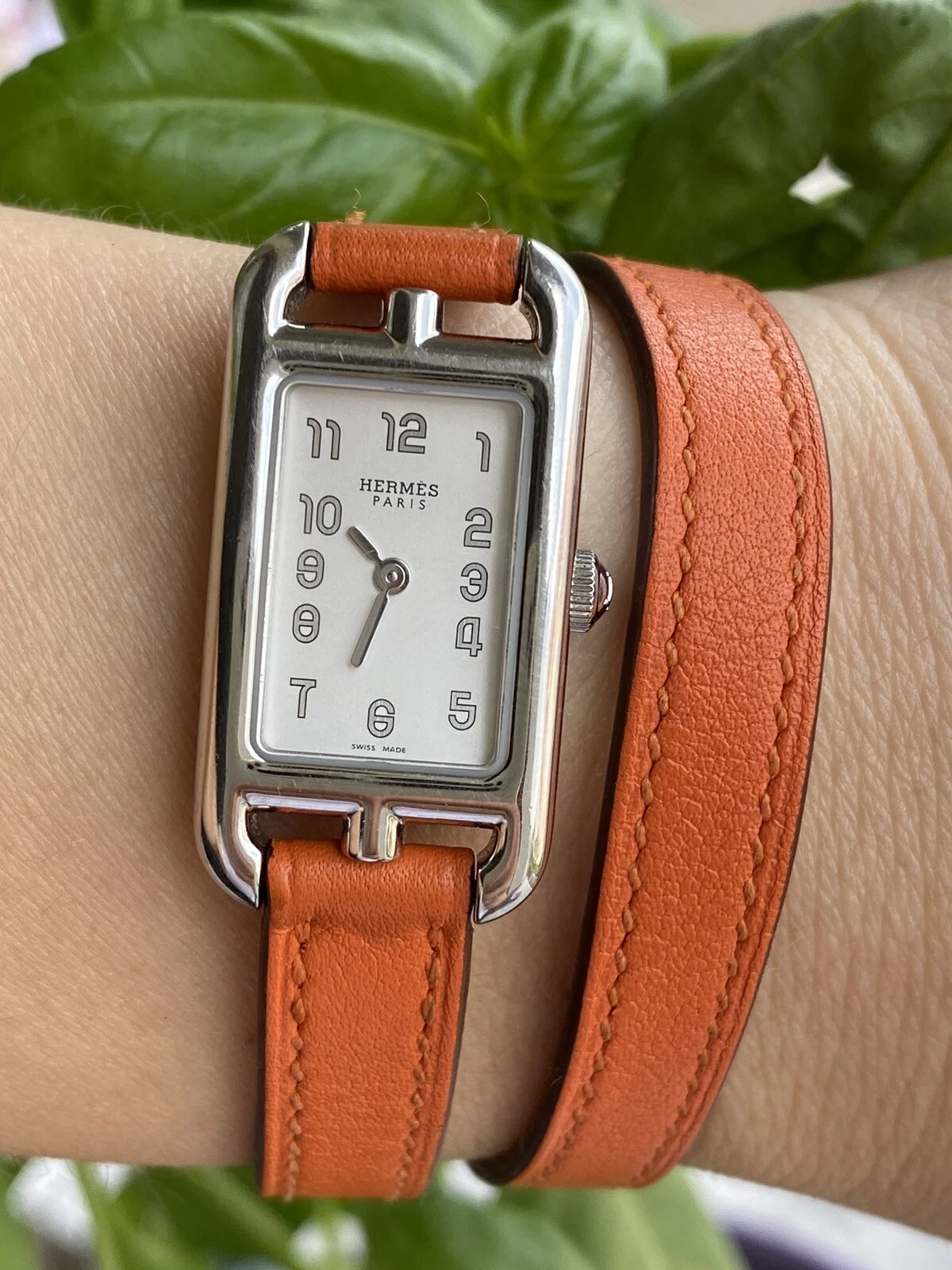 HERMÈS Hermes Cape Cod NA2.110 Nantucket Quarzo Donna Swiss Made