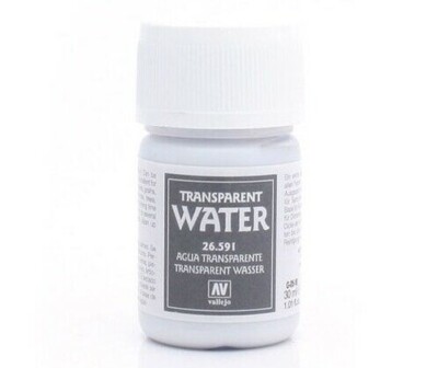 Vallejo Texture Modell Farbe Transparent Water - Wirkung Wasser Transparent 30ml