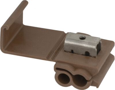 AMZ Clips And Fasteners 10 Electrical Connectors Self-Strip 18 To 10 Ga - Tan