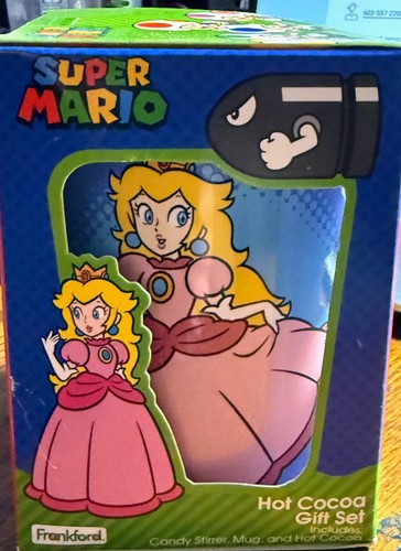 Super Mario Keramik Kaffeebecher mit heißer Kakaomischung & Candy Rührstab ~ungeöffnet~ - Bild 2 von 4