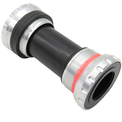 Sunrace untere Halterung BBM97 68/73 mm BC 1,37 für Shimano MTB silber/schwarz - H